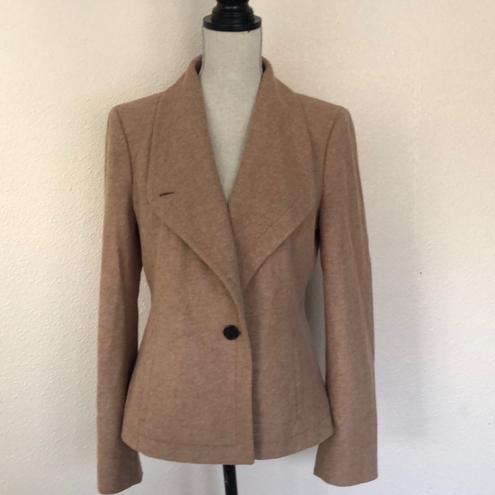 Ann Taylor Camel Blazer Jacket - Picture 2 of 7